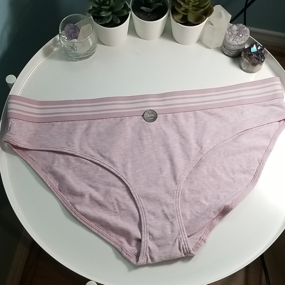 La vie en rose pink cotton underwear XL NWT